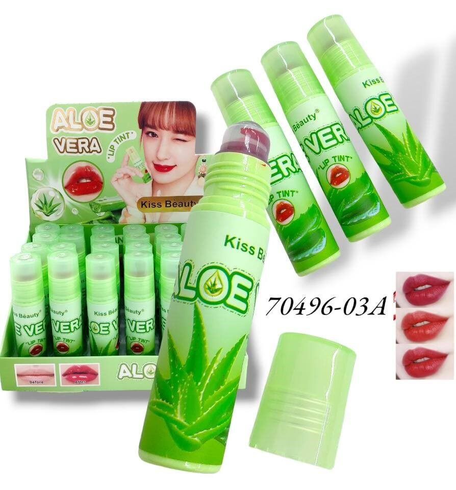 Kiss Beauty Aloe Vera Roll on Liptint 6pcs in 1 set  Aloe Vera Lip Tint  Long-Wear Glossy Lipstick Glossy Makeup Lip Benefit - Lazada | Lazada