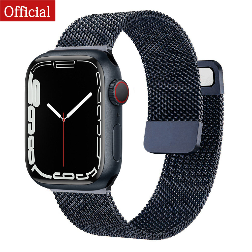 Strap For Apple watch Band 9 8 7 45mm 44mm 40mm 38mm 42mm 44 mm Accessorie Magnetic Loop Metal smartwatch bracelet i Watch serie Ultra 8 7 4 5 6 se 41mm 49mm Ultra 2