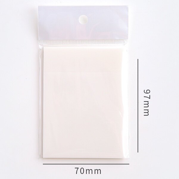 Simple Transparent Sticky Notes Student Guestbook Note Paper Small Note Pad