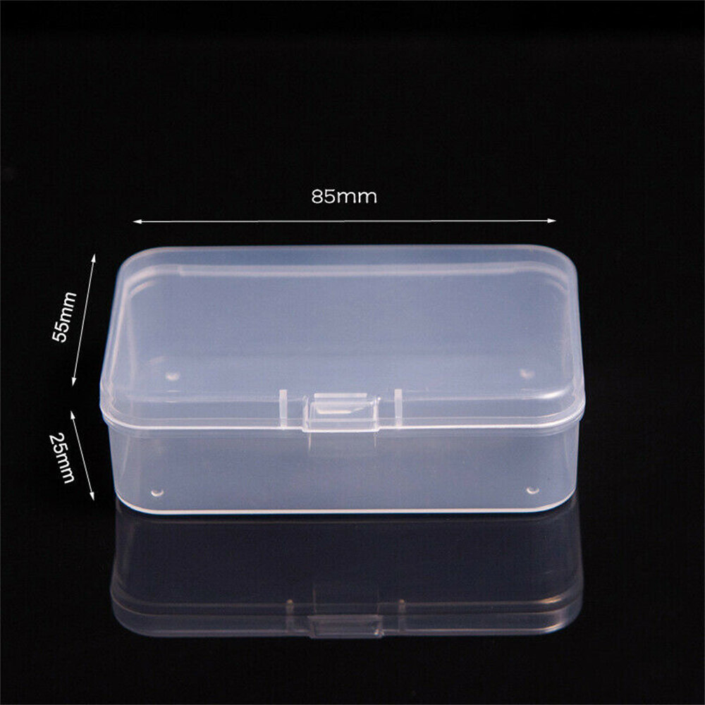 Storage Box Container Jewelry Beads Plastic Mini Square