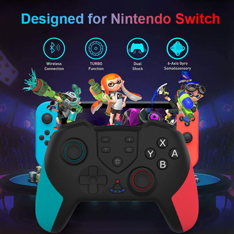 VAORLO Bluetooth Pro Gamepad  Wireless Gamepad Video Game USB Joystick switch Pro Controller For Nintendo Switch Nintendo Switch Lite PC Game For Switch OLED