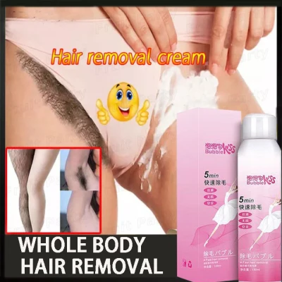 Hair remover cream Hair removal mousse spray Private Parts Hair remover cream arms thighs armpit Painless and fast hair removal for whole bodyPainless Hair Removal