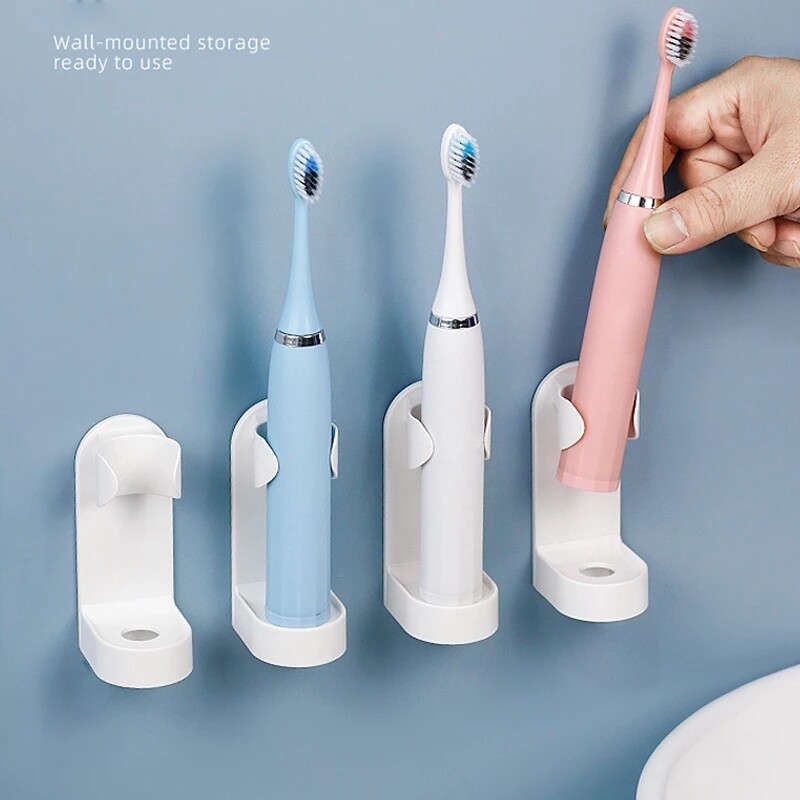 Sáng Tạo Không Dấu Chân Bàn Chải Đánh Răng Chủ, Gắn Tường Sắp Xếp Điện, Tiết Kiệm Không Gian, Phụ Kiện Phòng Tắm