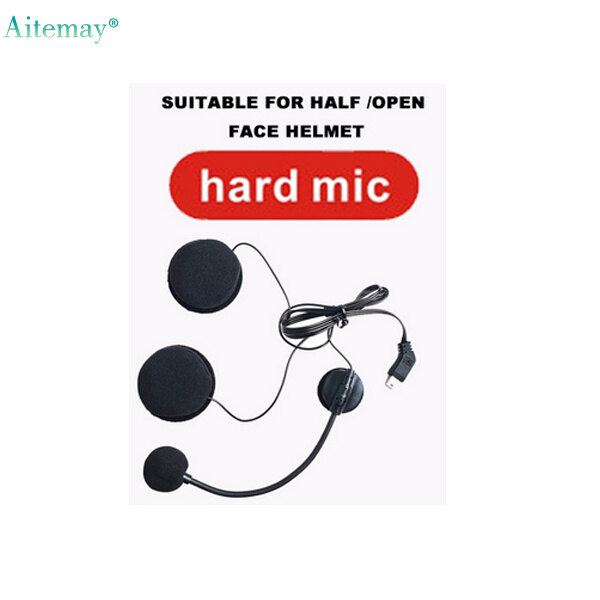 Aitemay Motorcycle Helmet Bluetooth Headset Intercom Special Microphone Wire Accessories E1