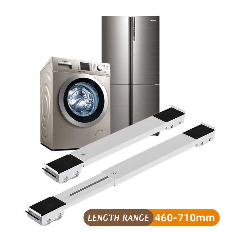 Washing Machine Stand Movable Adjustable Refrigerator Base Mobile Roller Bracket 24 Wheel Universal Washing Machine Dryer Holder