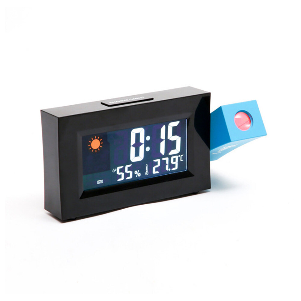 【In Stock】ZIR Projection Alarm Clock Digital Clock Projector on Ceiling with Temperature Display Dual Alarms Weather Forecast