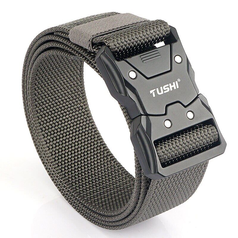 MEDYLA New Men's Tactical Belt Quick Release Buckle Nylon Belt Casual Tooling Outdoor Sports Belt 24 Hours Fast Delivery