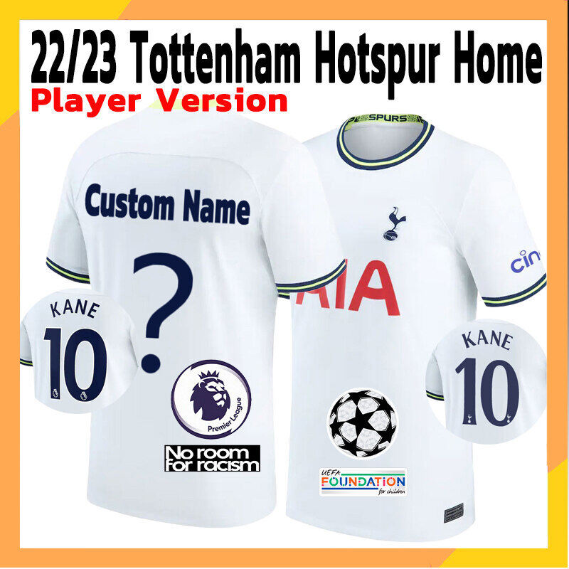 Tottenham Hotspur Jersey 22/23 Player Version Home Jersi Custom Name