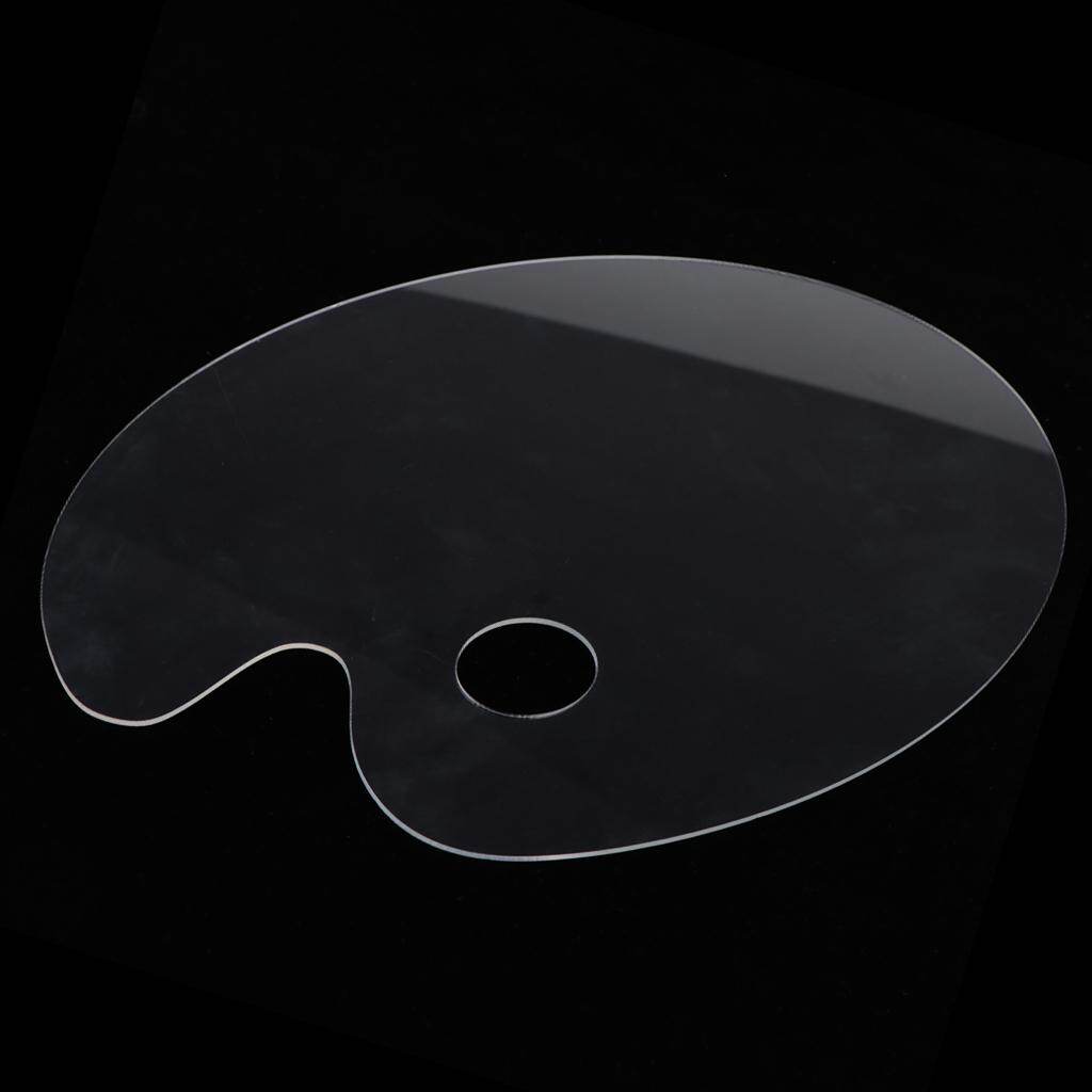 6pcs Plastic Paint Tray Palettes for DIY Craft Professional Art Painting