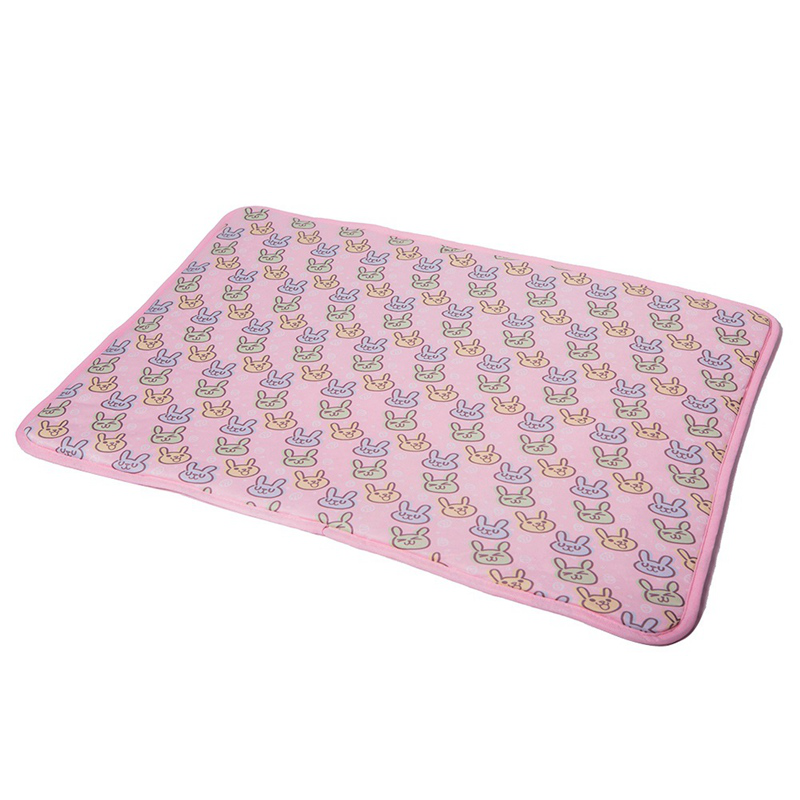 Idepet PET làm mát Thảm ngủ, chó mèo Pet làm mát Pad Đệm giường lạnh chăn Ice Silk làm mát Mat tản nhiệt cho ghế ngồi xe hơi giường trong mùa hè S M L (S, vàng)