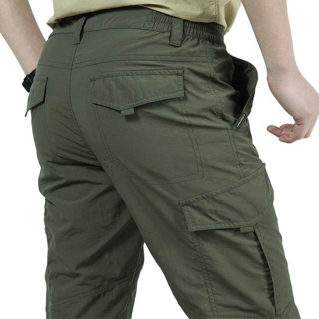 Breathable Lightweight Waterproof Quick Dry Casual Pants Men Summer Army Military Style Trousers Men's Tactical Cargo Pants Men
