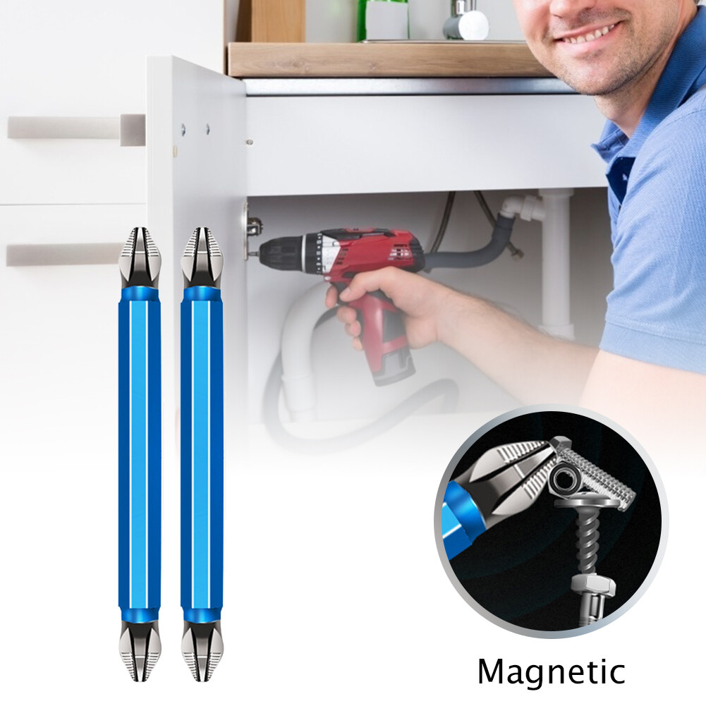 [Moscow Six] Double Head Cross Magnet Batch Chống Trượt Máy Khoan Điện Tuốc Nơ Vít Bits Header