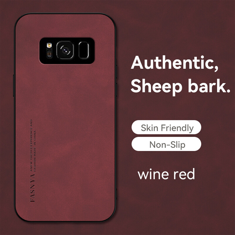 Cho Samsung Galaxy S8 cộng với trường hợp Samsung S8 S8 TPU mềm mờ chống Sốc Ốp điện thoại kết cấu da Bìa