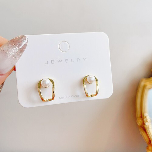 Exquisite Pearl Earrings for Women Simple Jewelry