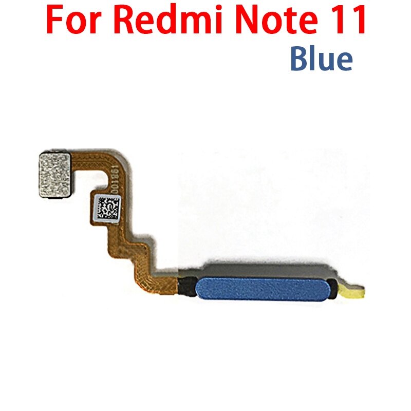 Fingerprint Sensor Flex Cable For Xiaomi Redmi Note 11 11 Pro 11Pro Plus 4G 5G Fingerprint Sensor Power Button Flex Ribbon Parts