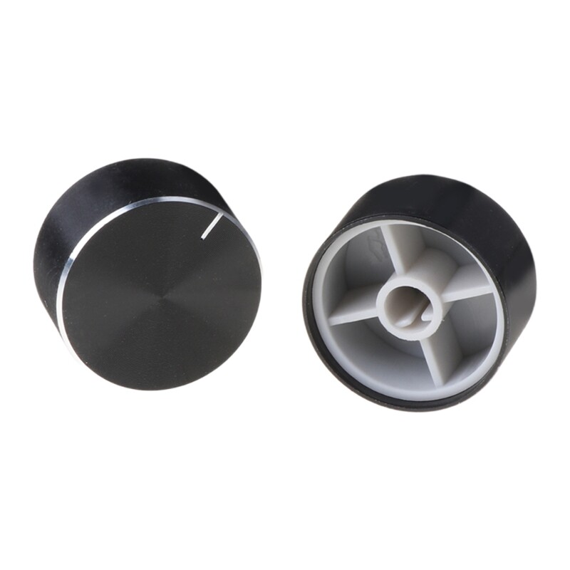2Pcs 25x13mm D Axis Rotary Potentiometer Knob Encoder Volume Control For Speaker