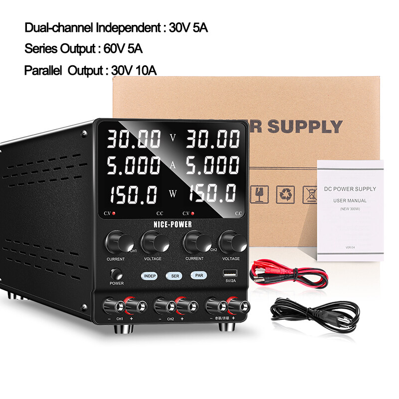 Nice Power 2023 New Digital Dual-Channel DC Power Supply Lab Bench ...