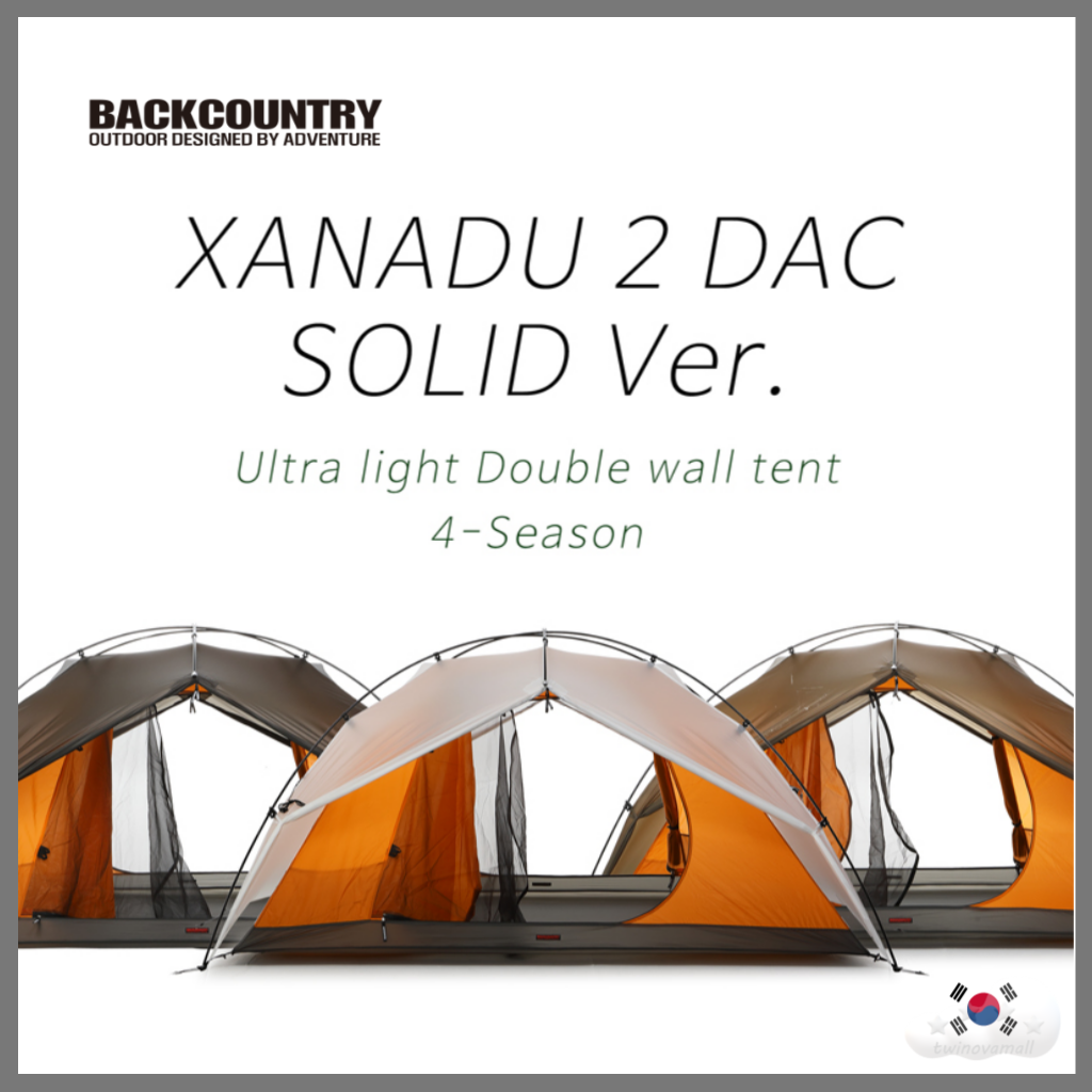 バックカントリー BACKCOUNTRY XANADU 2P チャコールブラック 【公式通販】