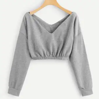 deep v hoodie