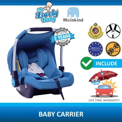 Meinkind Baby Car Seat Carrier - FREE Lifetime Warranty Crash Exchange Program - My Lovely Baby