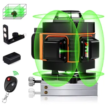 16 Lines 4d Laser Level 360 Green Line Set Self Leveling Level A