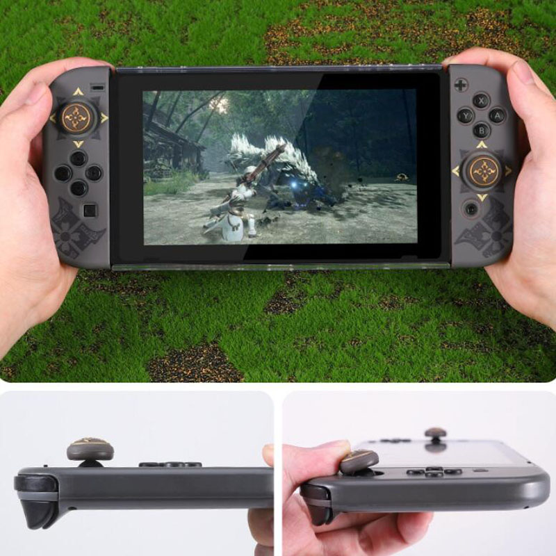 Nắp Bảo Vệ Cần Điều Khiển Cần Điều Khiển Cho Monster Hunter RISE Nintendo Switch Oled Bộ Điều Khiển Joy-Con Ốp Ngón Tay Cái NS Switch Lite
