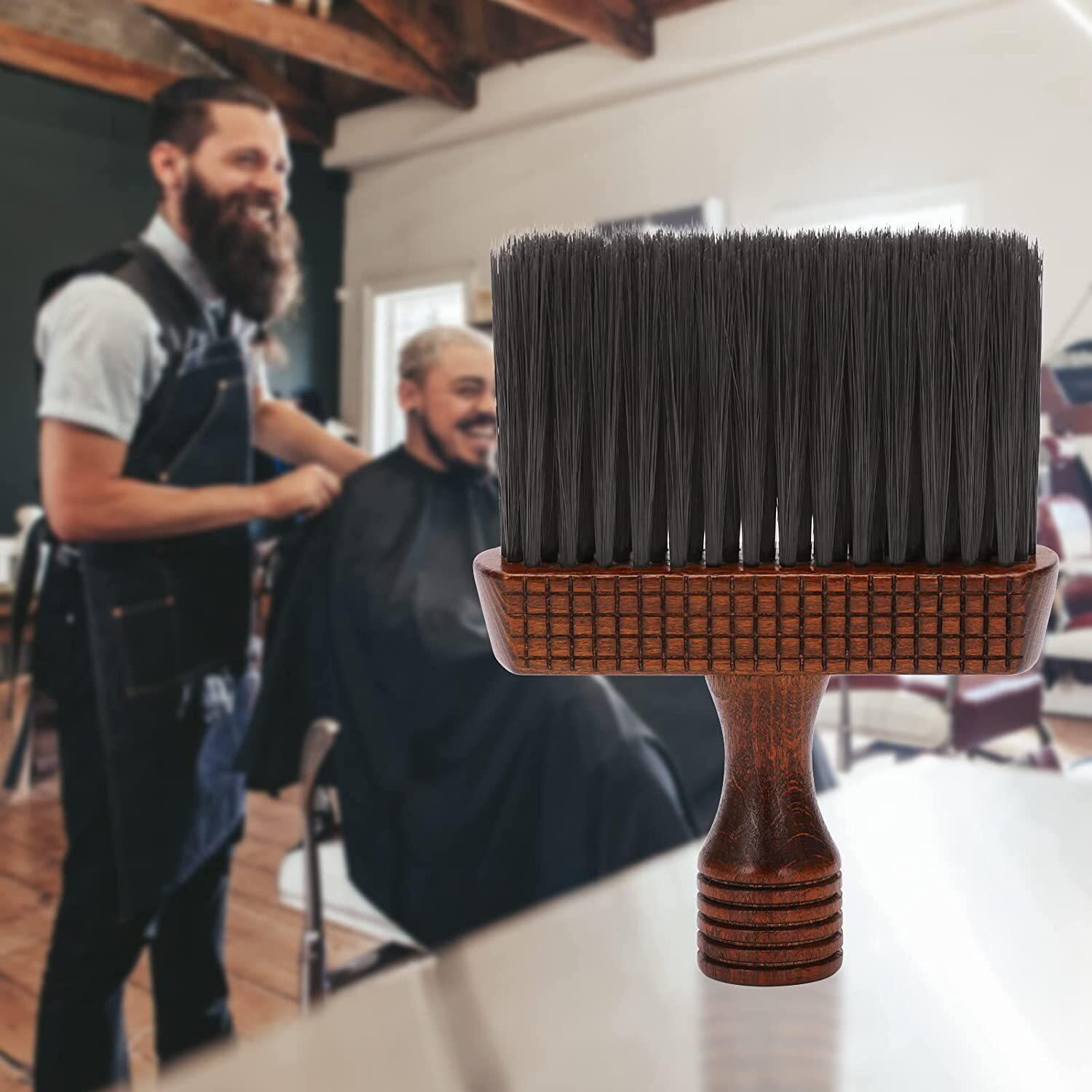 Professional Barber cleaning soft sponge brush hair sweep brush neck face dust brush salon Barber hair styling tools