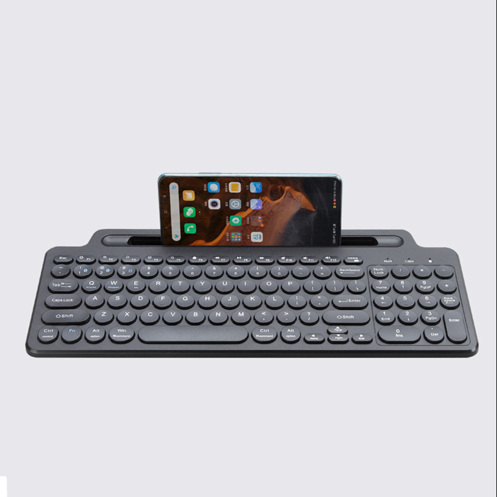 Bàn Phím Máy Tính Lưu Trữ Lớn Có Khe Bàn Di Chuột Không Dây Hai Chế Độ Tương Thích Bluetooth/Bàn Phím Văn Phòng Máy Tính Bảng 2.4G Phụ Kiện Máy Tính Bàn Phím Văn Phòng Chống Sốc
