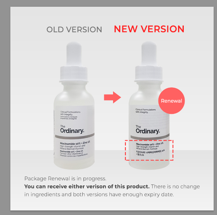 The Ordinary Niacinamide 10% + Zinc 1% 30ml / 60ml