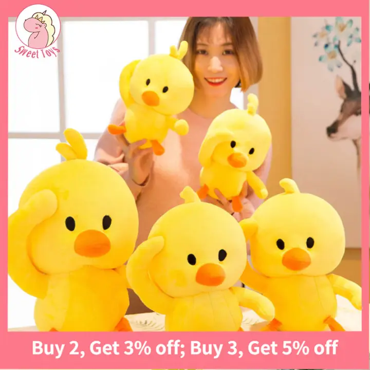 yellow duck plush toy