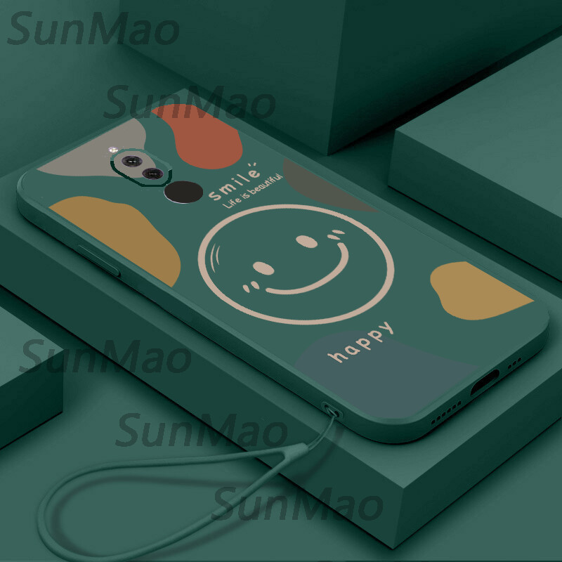 Casing Huawei Nova 2i Phone Case Soft Case Smooth Protective Case Smiley New Design