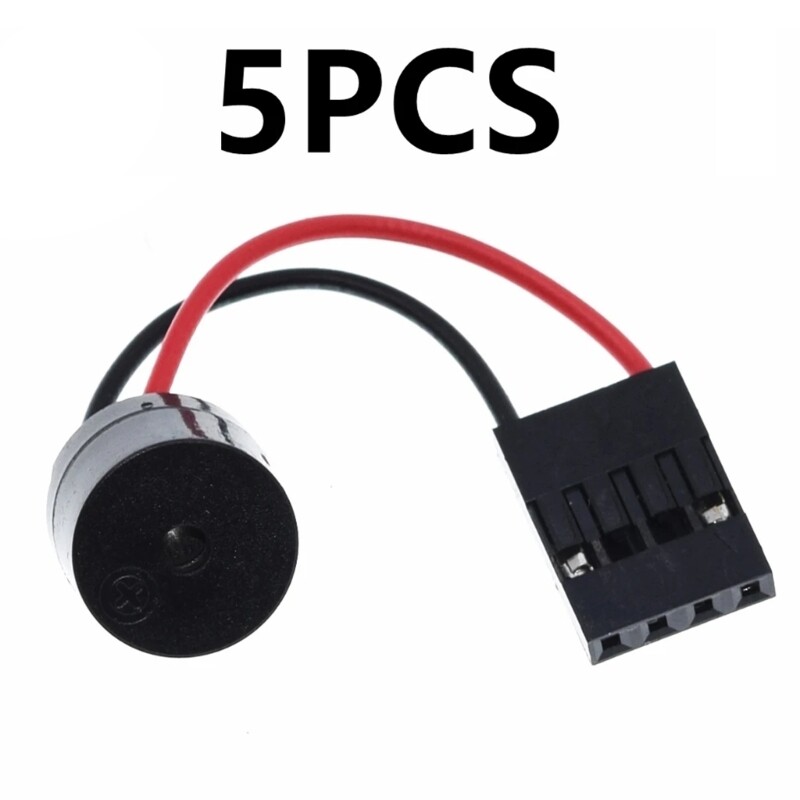 【New  arrival】 5Pieces Desktop PC Computer Mainboard Case Beep Buzzer Speaker Connector Plug