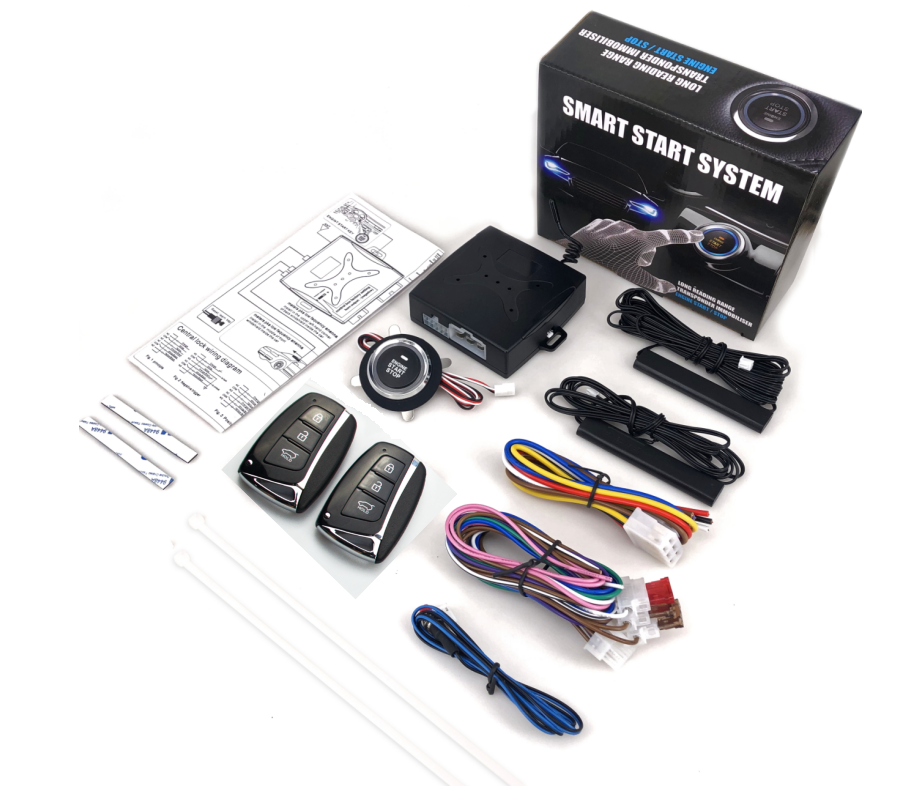 Manlubao SQ8807Smart Car alarm remote push start system keyless entry