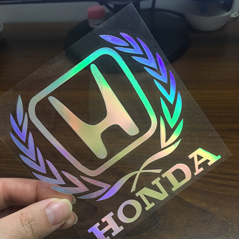 10*9cm For Honda Reflective Car Stickers Rainforest Car Body Window Sticker