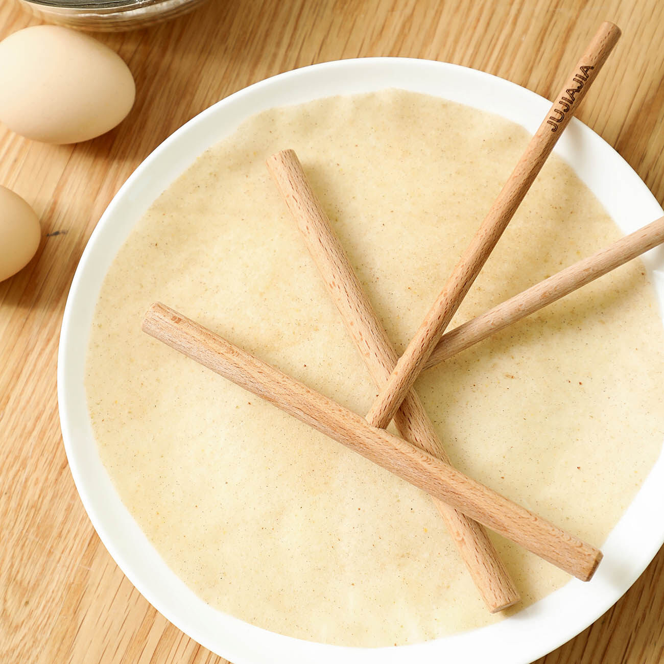 CNMF Pancake Making Kitchen Tool Household Cake Baking Tools Beech Pancake Egg Cakes Scraper Baking Accessories