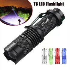 Các Chế Độ 50000LM Đèn Pin LED Đèn Pin Có Thể Phóng To T6 Với Clip Sử Dụng Cho Cắm Trại Leo Núi Và Các Hoạt Động Ngoài Trời