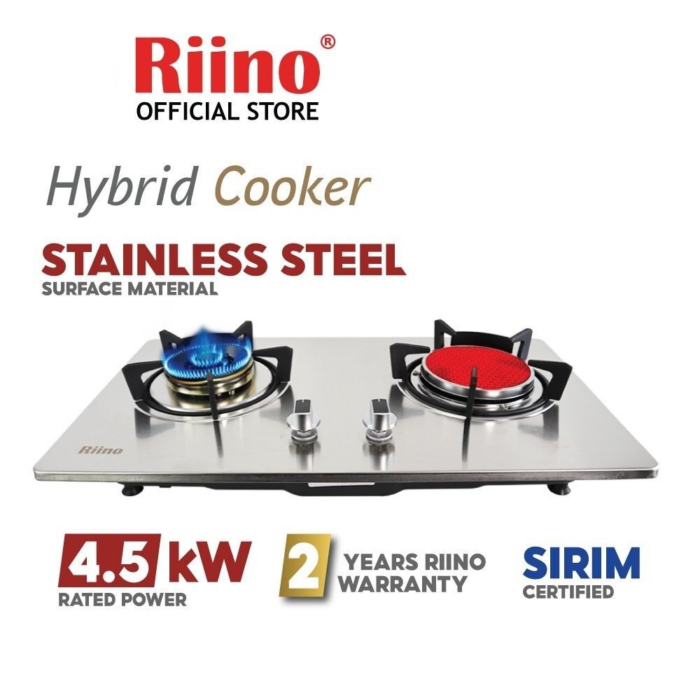 riino stainless steel gas stove