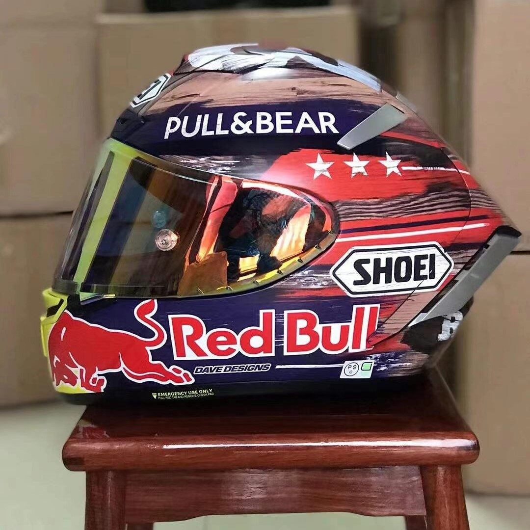 New Shoei X14 Full Face Motorcycle Helmet X14 Red Bull American Station Helmet Riding Motocross Racing Motobike Helmet Lazada Ph