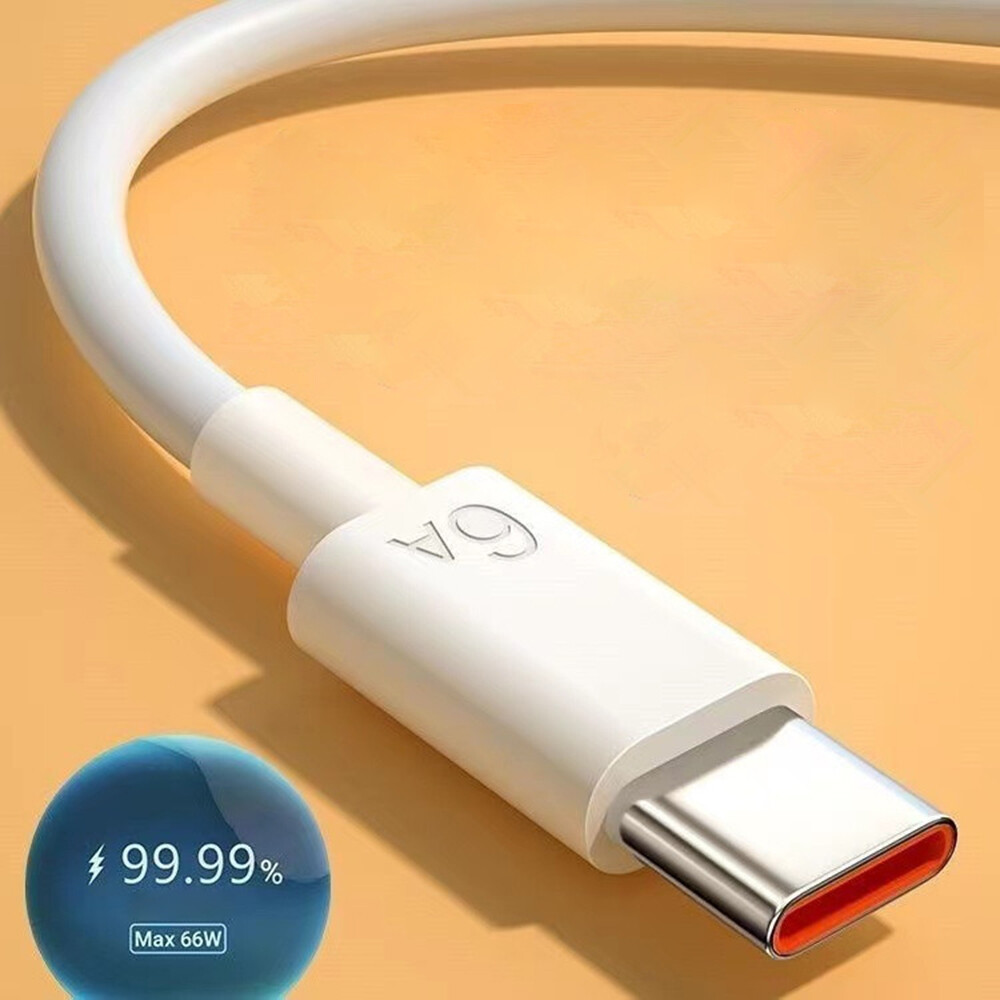 【akula store】6A Super Fast Charger Cable USB Type C 66W Charging Data Cord For Adroid Universal