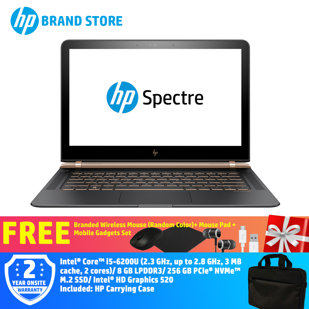 Hp Spectre 13 V025tu Laptop X4g14pa Uuf Intel 15 6200u 8gb Ddr3l 256gb Ssd 13 3in Fhd Uma Win10 Free Premium Gifts Lazada