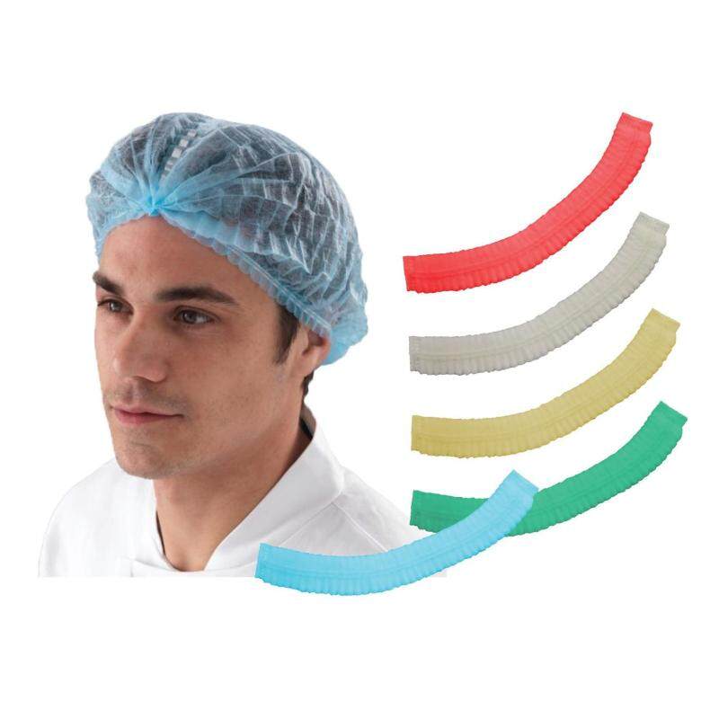 100s Colourful Disposable Mob Cap / Hair Net