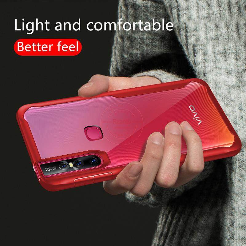 Rzants untuk VIVO V15 Case【four Corner】transparent Pria Jelas Tahan Guncangan Tipis Tipis Penutup Sarung Telepon Genggam