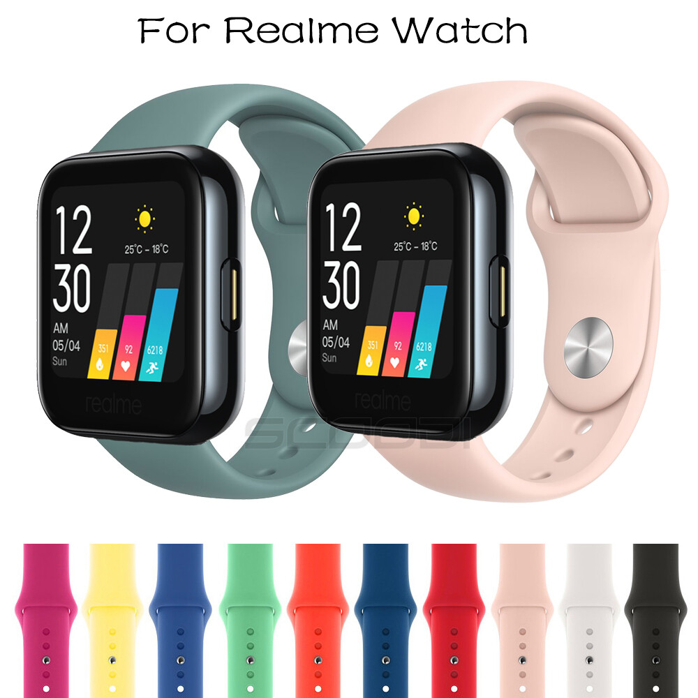 Silicone Soft Strap For Realme Watch Sport Replacement Wristband
