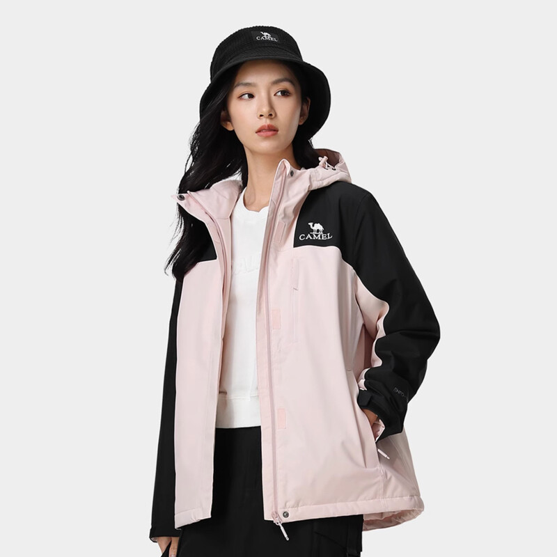 Cameljeans Áo khoác nữ chống gió ngoài trời mùa đông cotton không thấm nước áo khoác Jacket dày