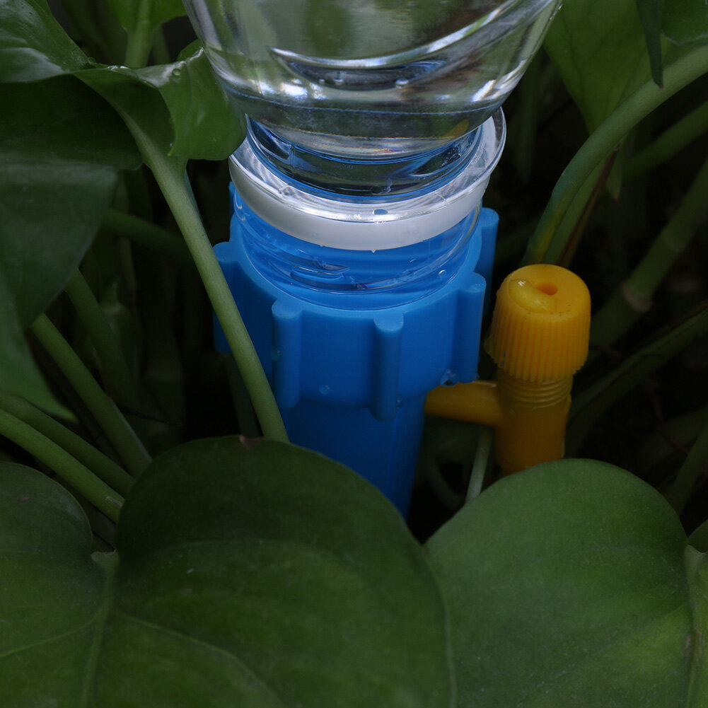 10pcs Auto Watering Device Automatic Drip Irrigation Plant Self Watering Kit Automatic Watering System Home Flower Garden Tool for Flower Pots Plants