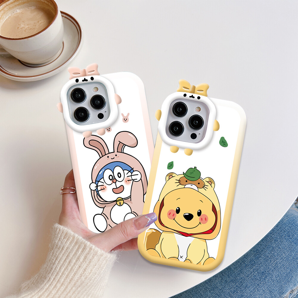 Hontinga Casing Case For Xiaomi Redmi Note 11 Pro 5G 4G Note 11S Note 11 9A Case Cartoon Cute Doraemon Soft Silicone Full Cover Shockproof Rubber Cases Back Cover Phone Casing Softcase For Girls