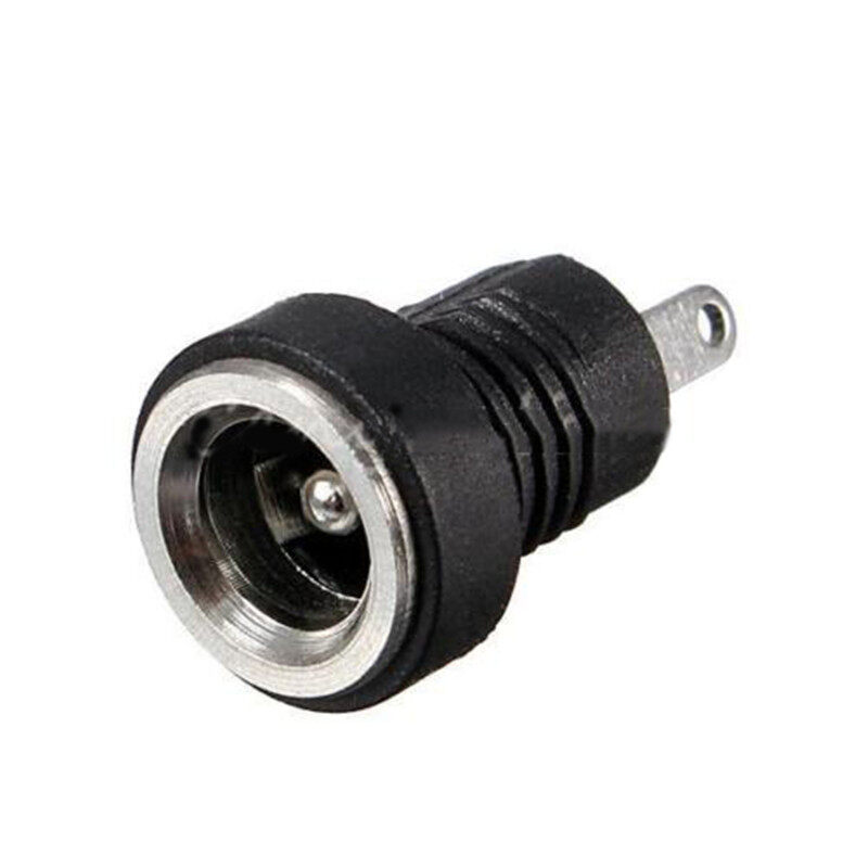 DM 5pcs dc cung cấp điện 5.5 x 2.1mm jack nữ bảng điều khiển gắn kết kết nối