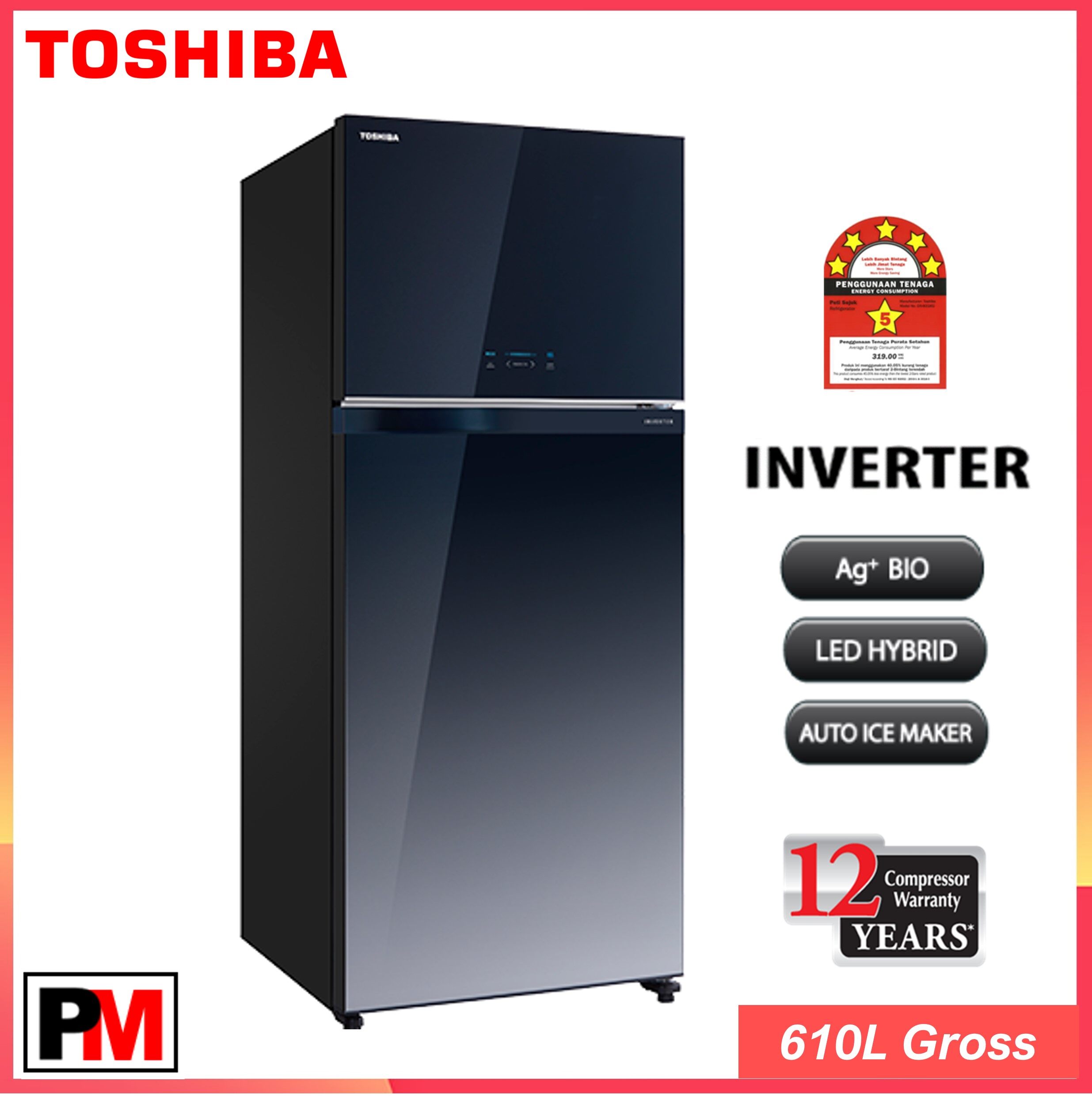 peti sejuk toshiba
