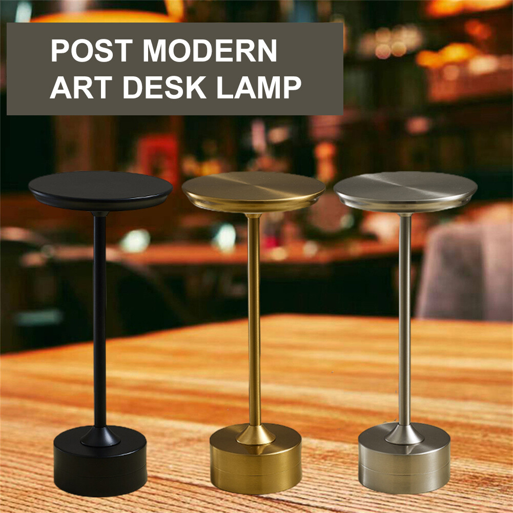 Wireless Desk Lamp USB Rechargeable Touch Bedside Led Night Light L-shaped Cordless Table Lamp For Coffee Bedroom Decoration