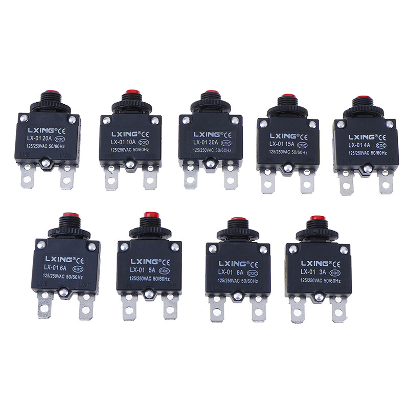 🔥🔥🔥Blowing Circuit Breaker Overload Protector Switch Fuse 3A 4A 5A 6A 8A 10A 15A 20A 30A
